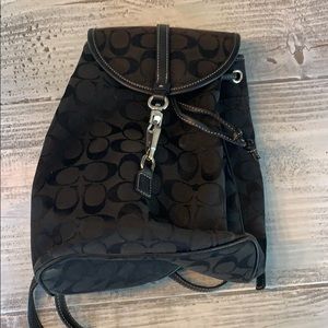 Coach backpack purse